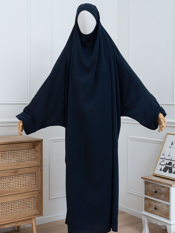 Einteiliger Jilbab - Marineblau