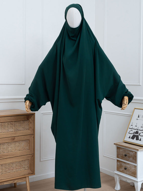 Einteiliger Jilbab – Waldgrün