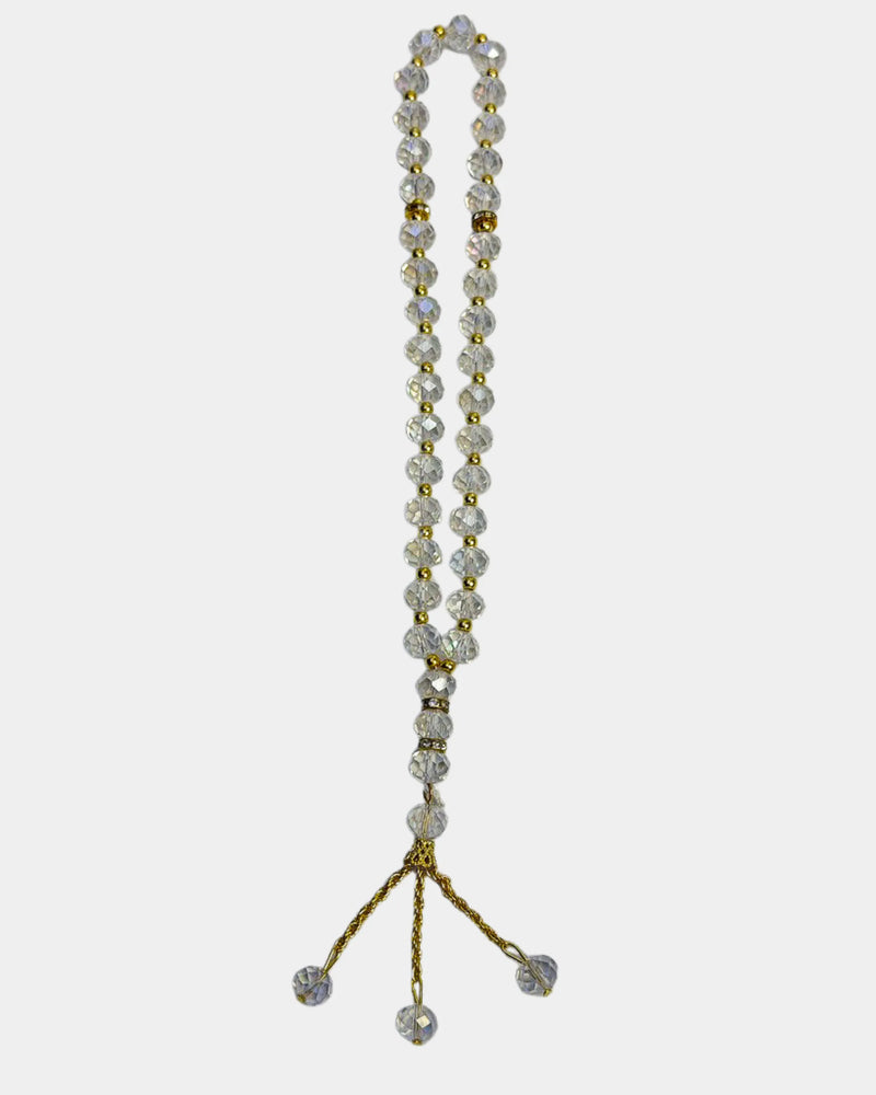 Tasbih Blanc 33 perles - Chapelet islamique Luxury