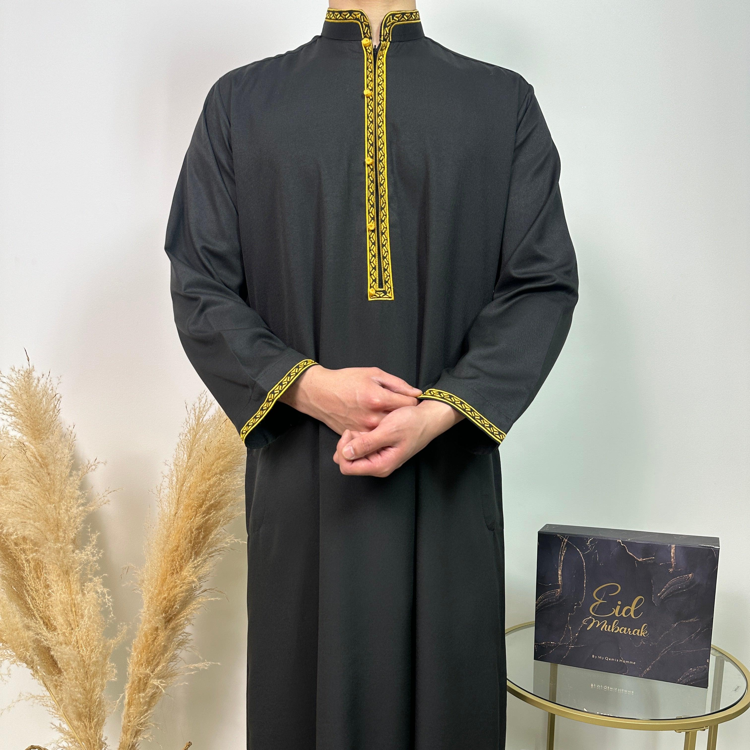 Qamis Bahreïni noir