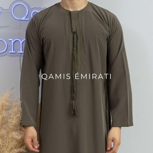 Qamis émirati kaki