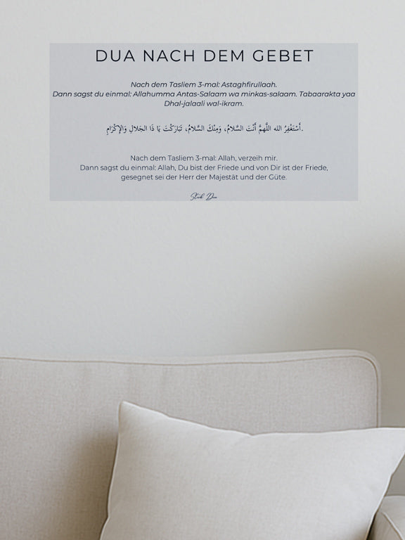 Stick Dua Après la prière