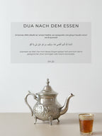 Klebriger Doua nach dem Essen