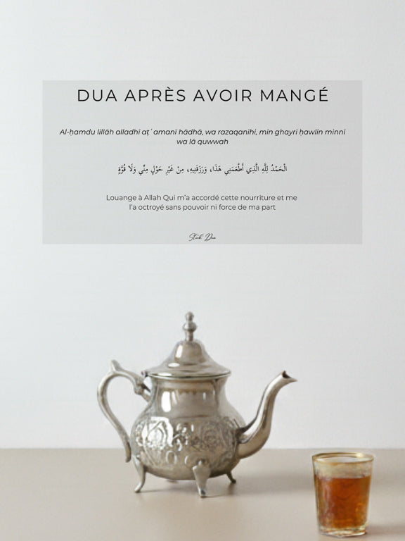 Stick Dua Après avoir mangé