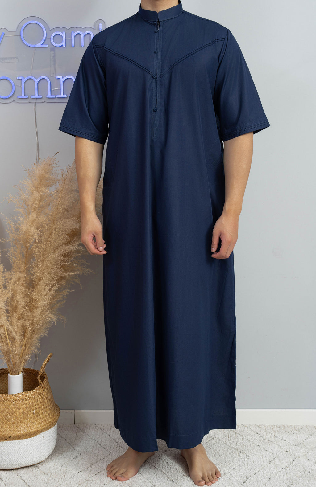 Malaysische Qamis Kurzärmele