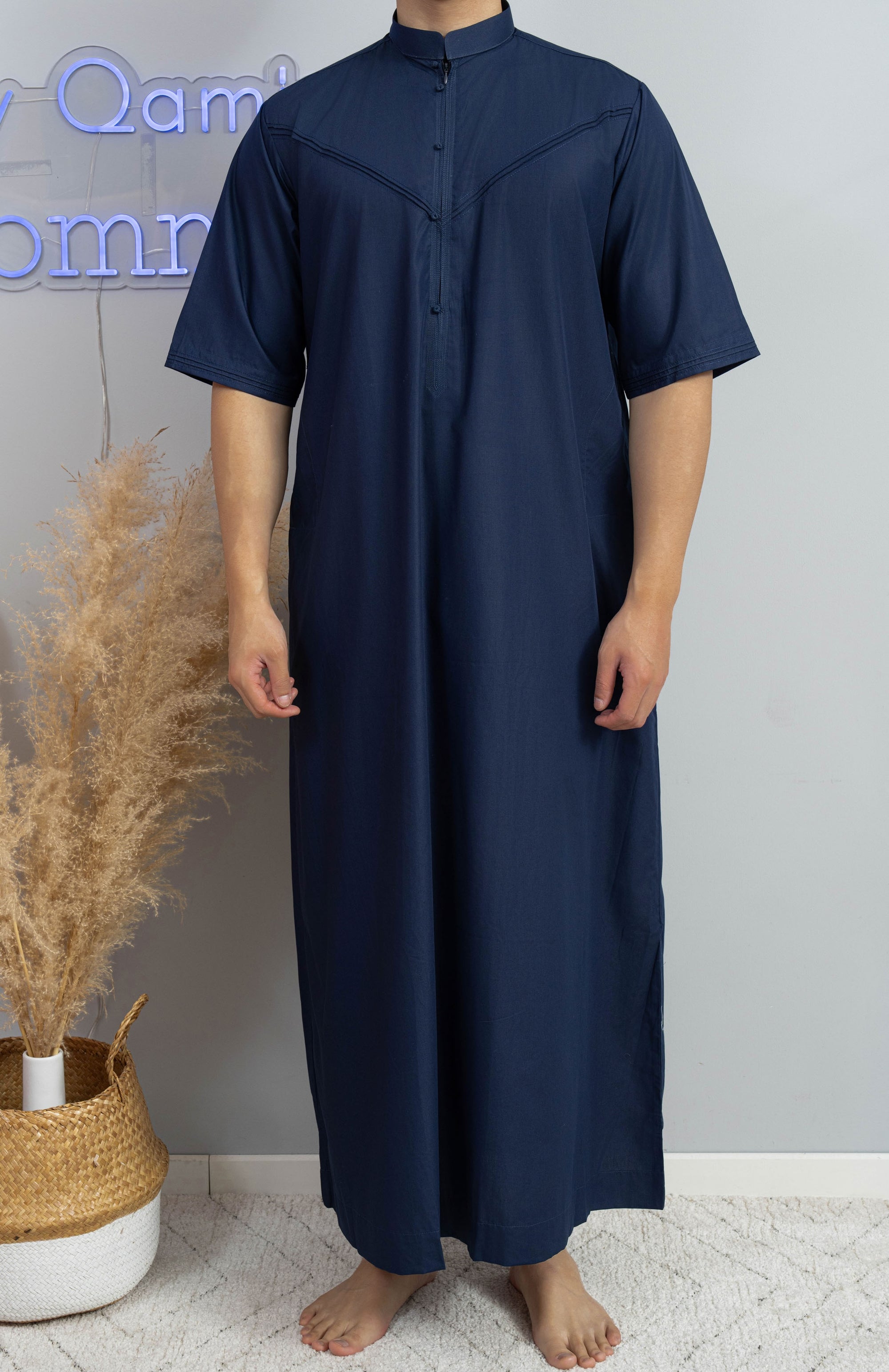 Malaysische Qamis Kurzärmele