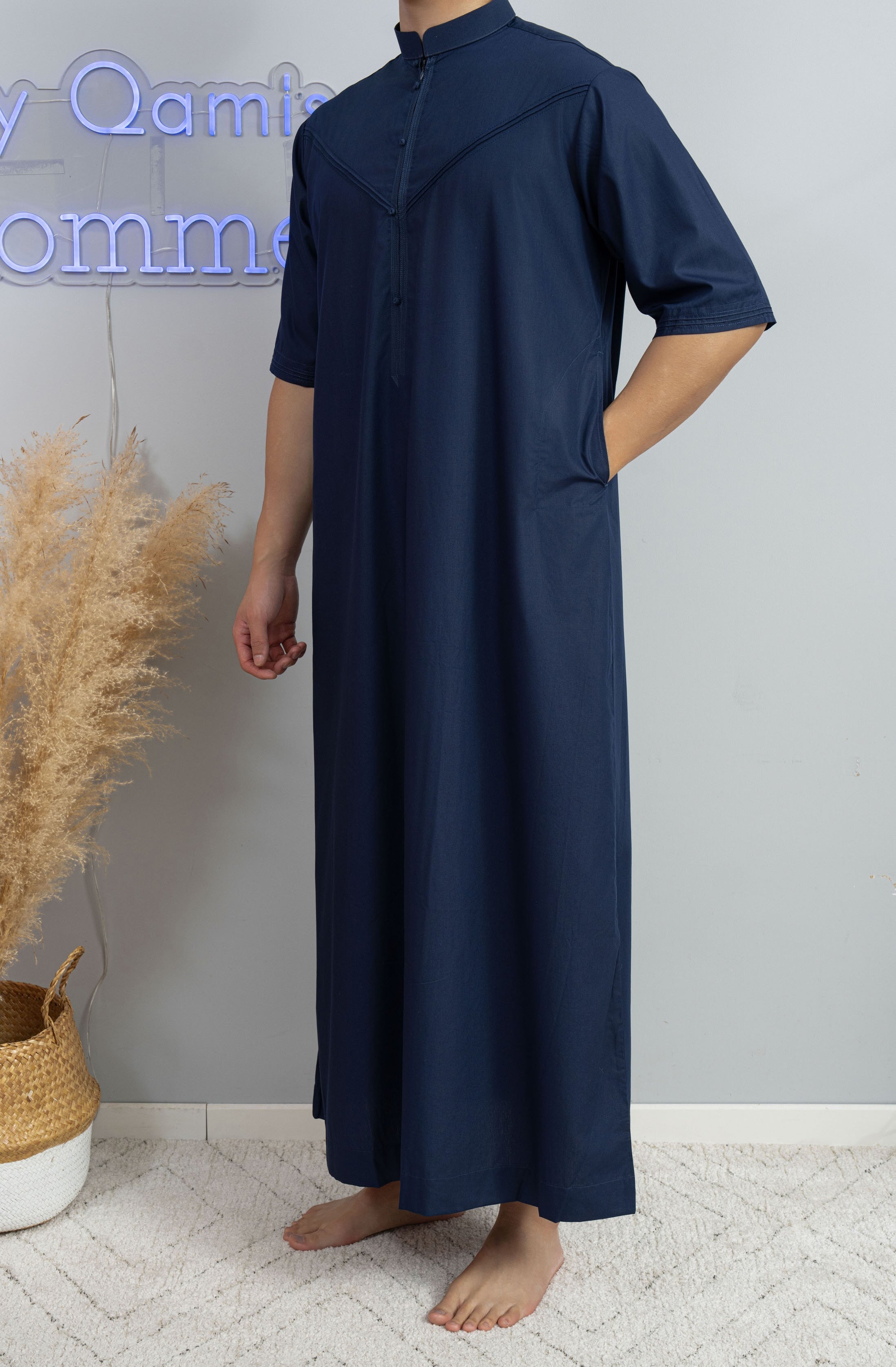 Malaysische Qamis Kurzärmele