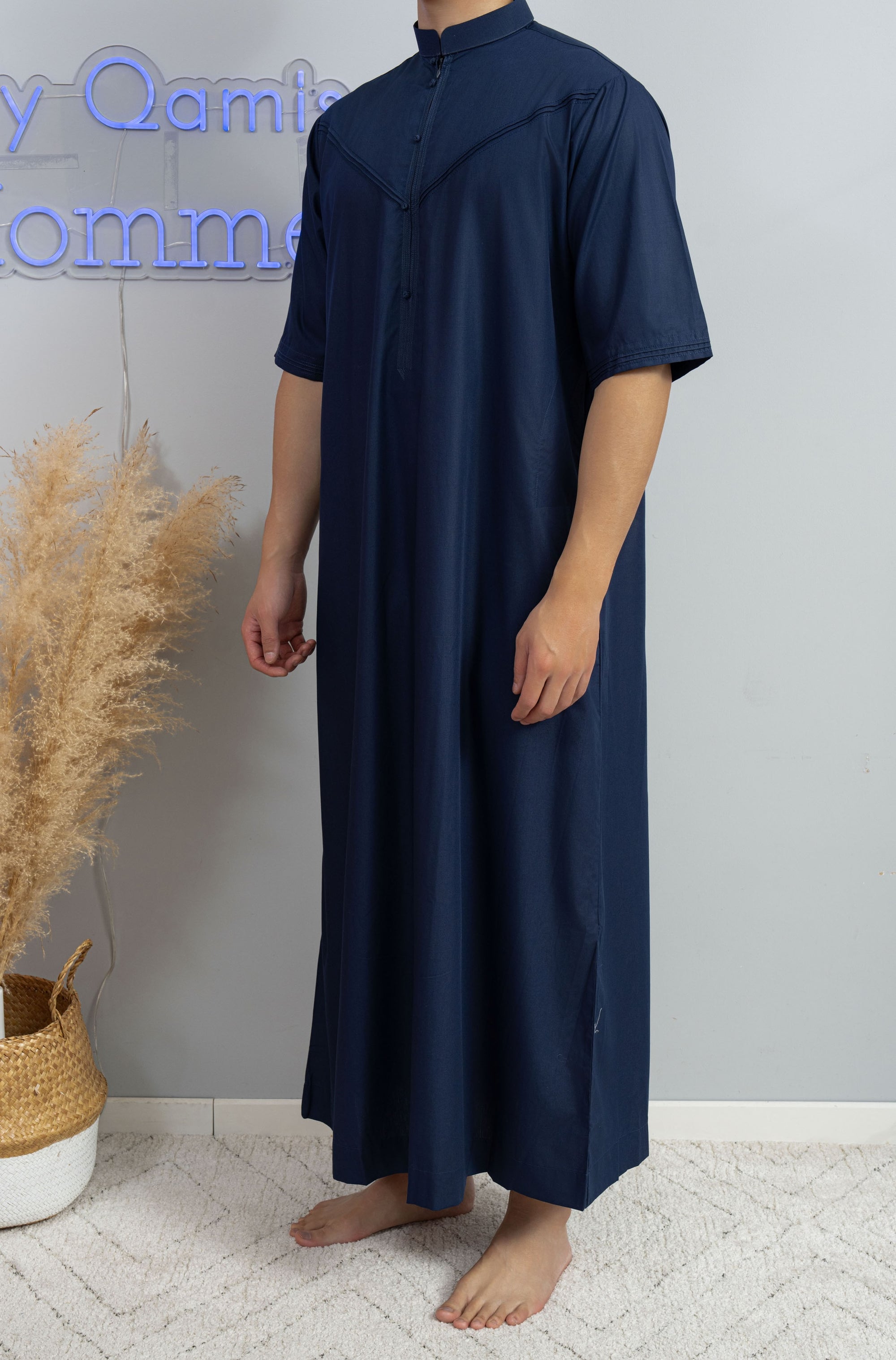 Malaysische Qamis Kurzärmele