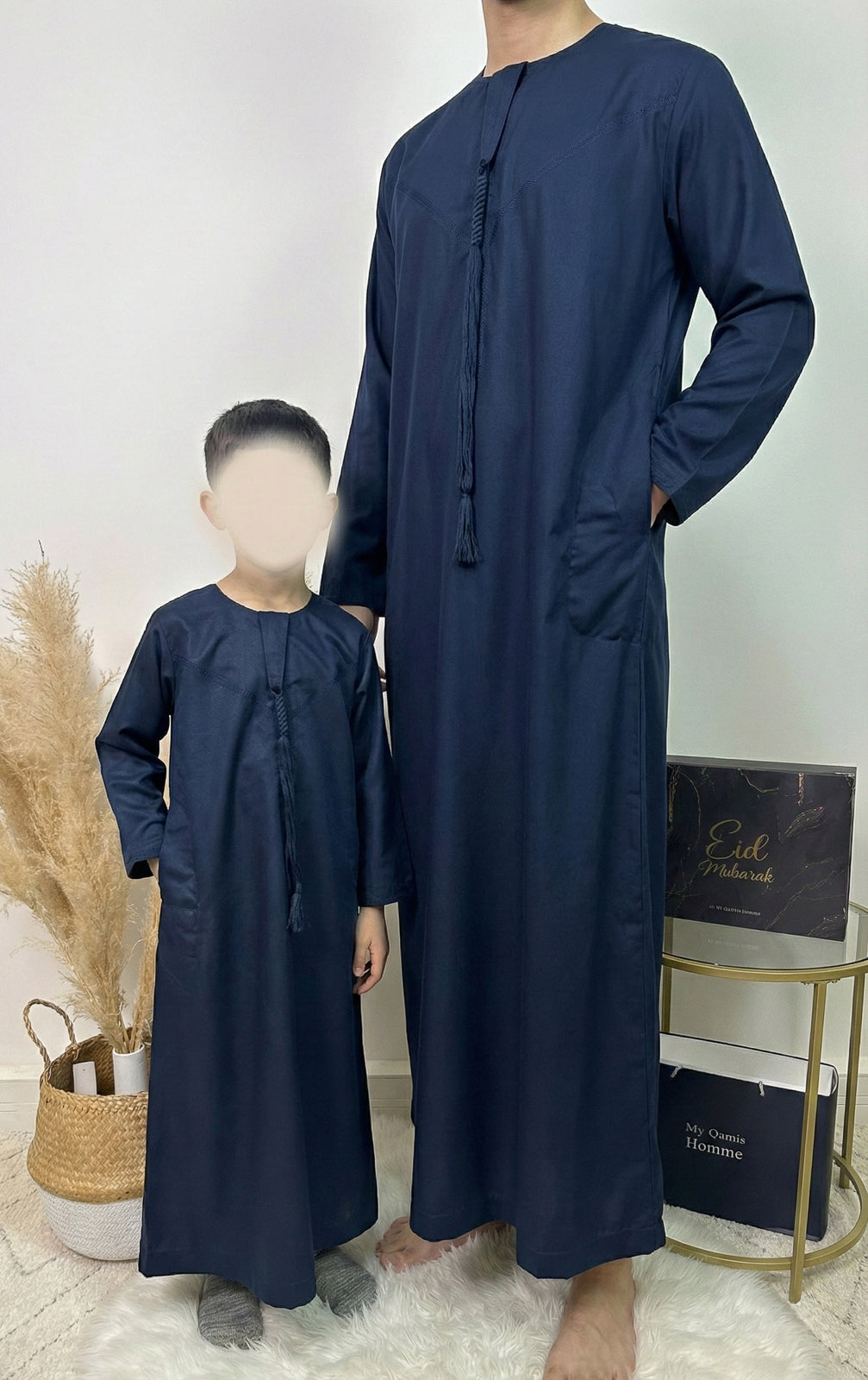 Qamis Dubai Père & fils - Lot de 2