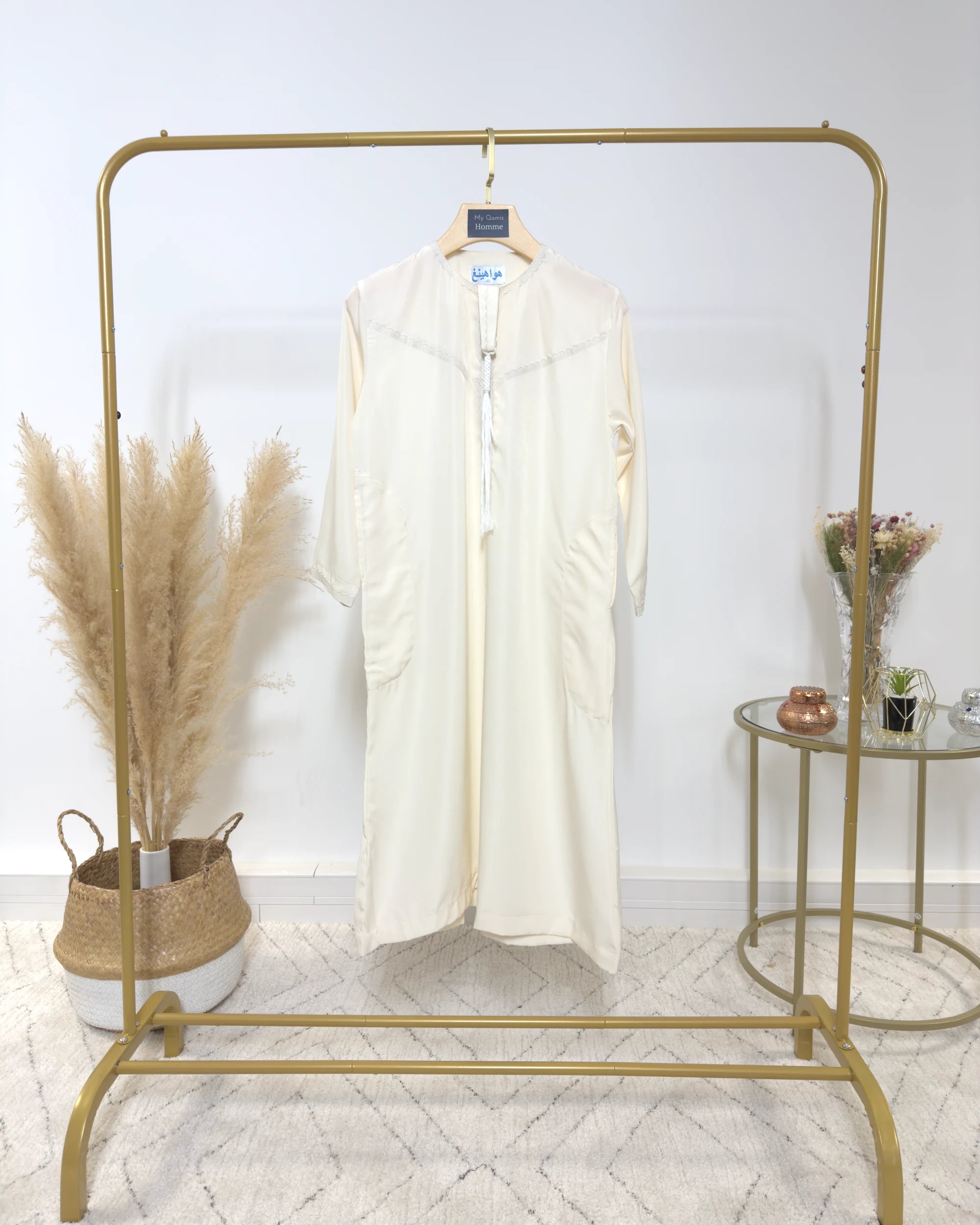 White Emirati Thobe for kids