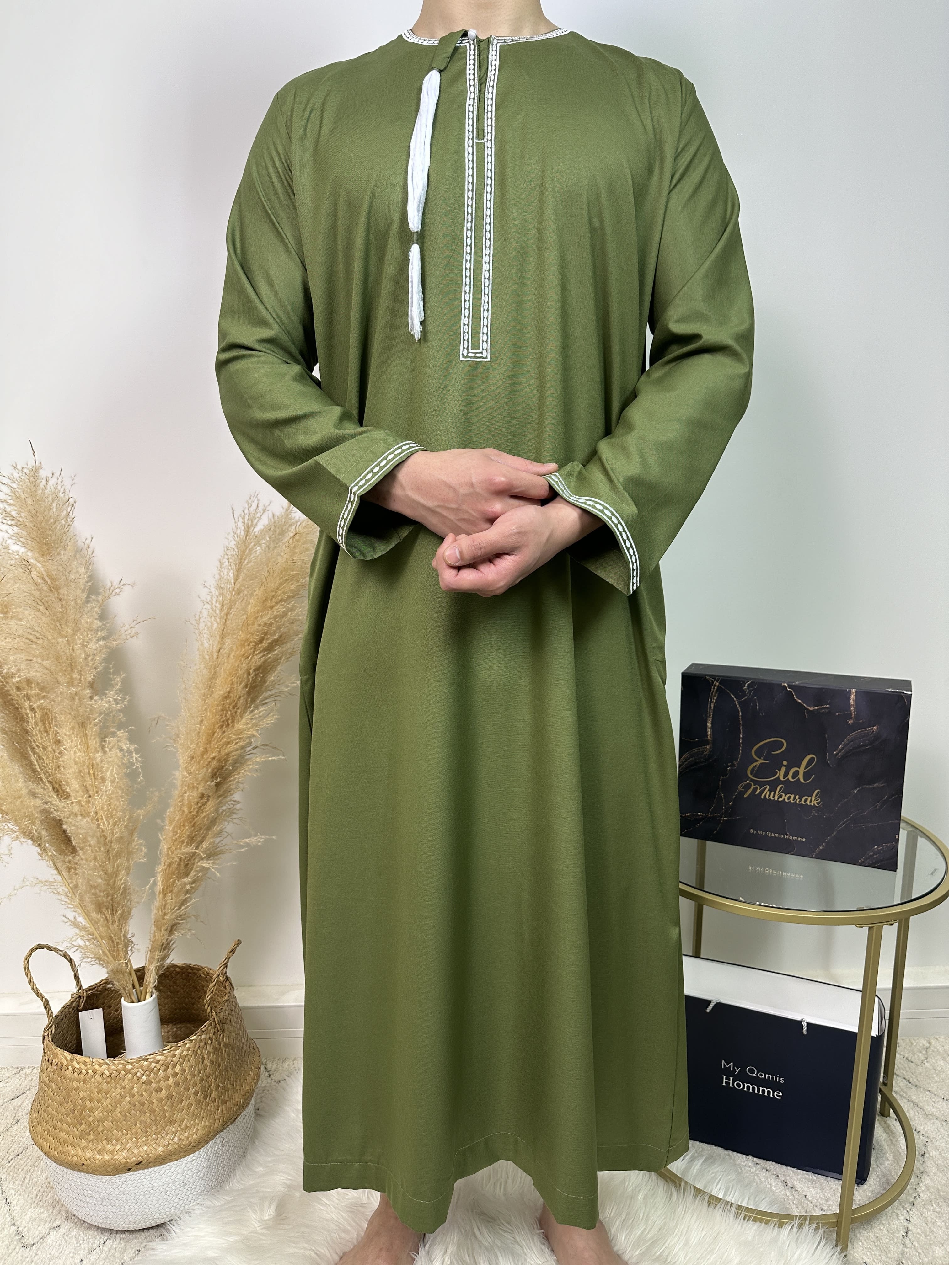 Qamis Omani Collection 24 - Kaki