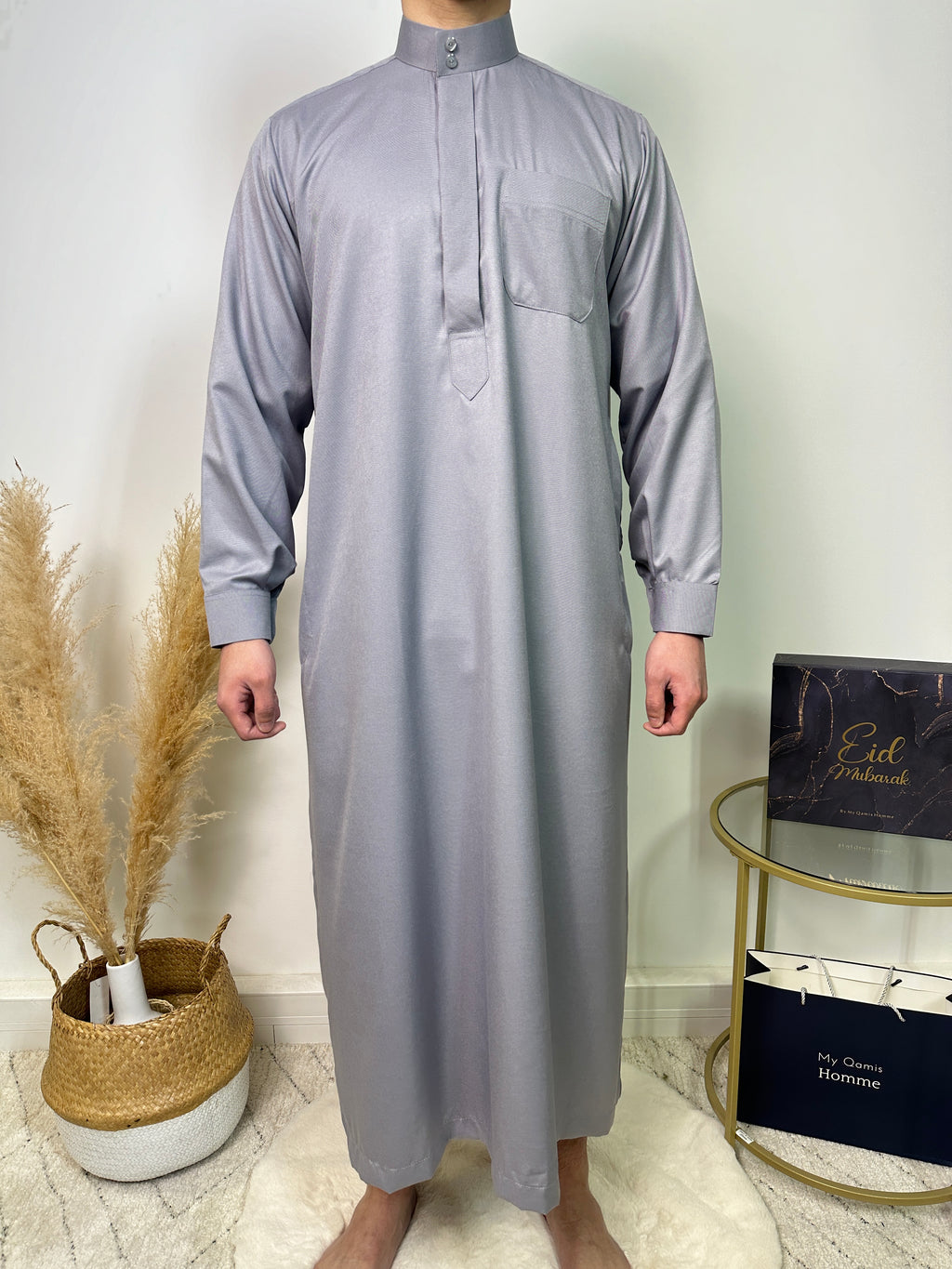 Saudi -grau Qamis - Al Emad