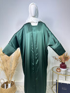 Ensemble Abaya Dina - Luxury Collection - Abaya haut de gamme - Vert Sapin