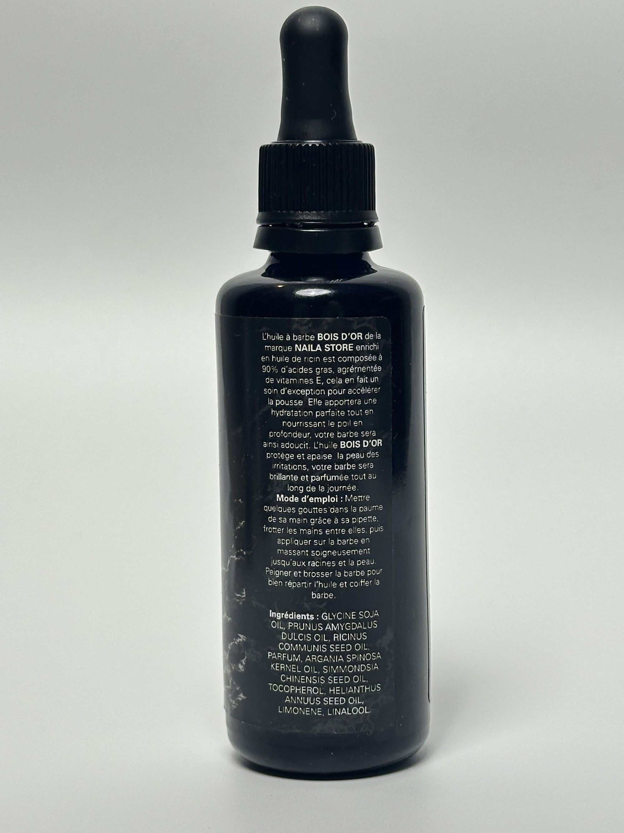 Kit soin barbe : Huile + Cire + Shampoing Barbe + Peigne + Trousse - Bois d'Or