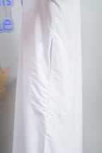 Ensemble qamis pakistanais al emad blanc