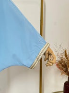 Abaya Kimono 1 pièce - Anna - Bleu Ciel - My Qamis Homme