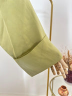 Abaya Kimono 1 pièce - Hajar - Vert Pomme - My Qamis Homme