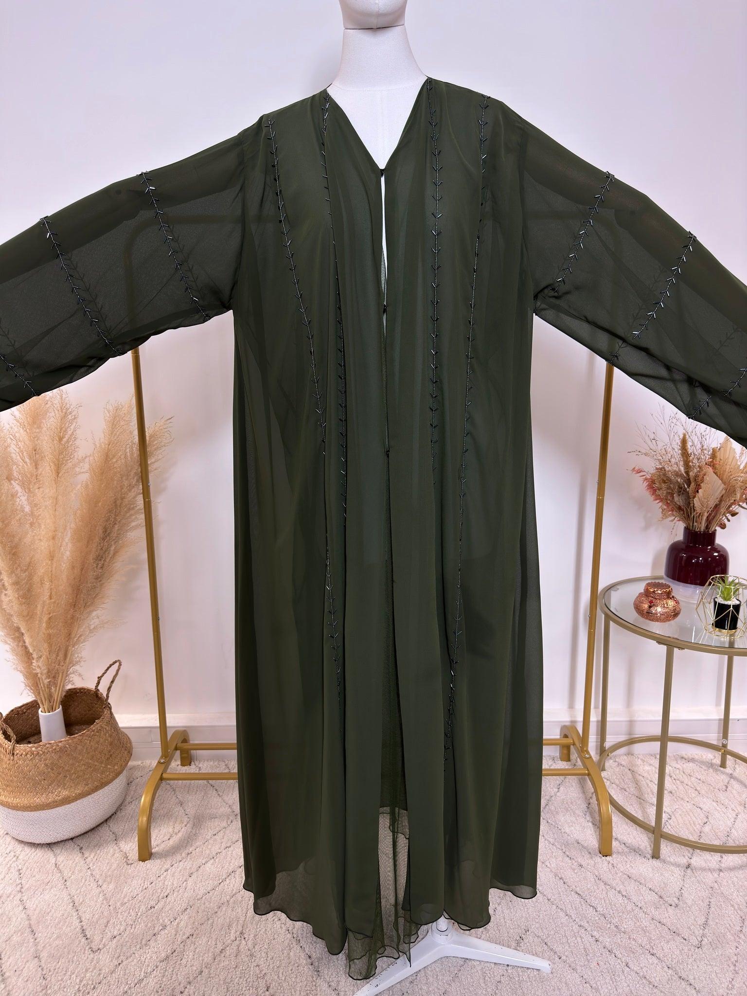 Abaya Kimono Nour - Luxury Collection - Made in UAE - My Qamis Homme