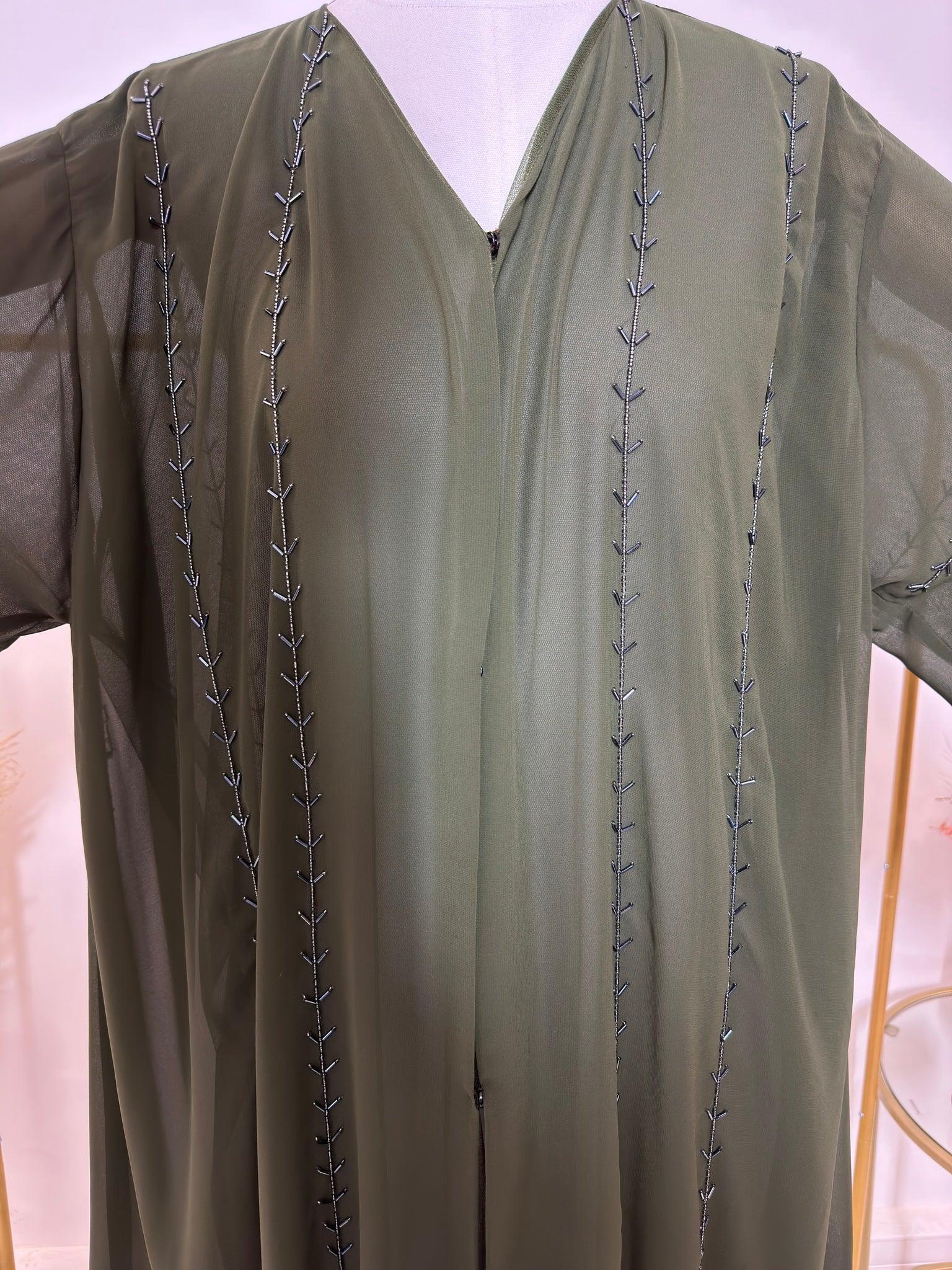 Abaya Kimono Nour - Luxury Collection - Made in UAE - My Qamis Homme