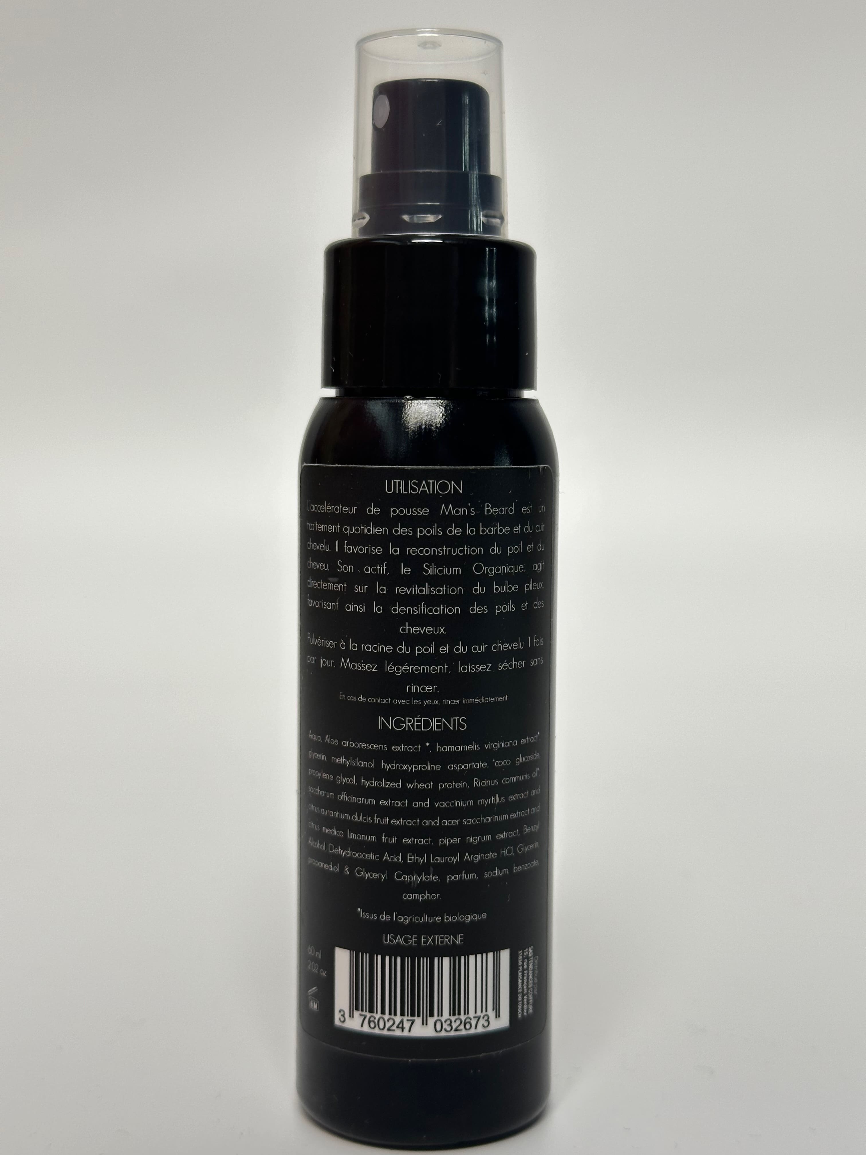 Accélérateur de pousse barbe - Huile de ricin Bio