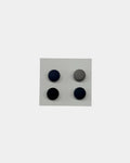 Lot de 4 aimants pour hijab MQH, variante 2 : bleu marine, gris, noir et bleu marine foncé
