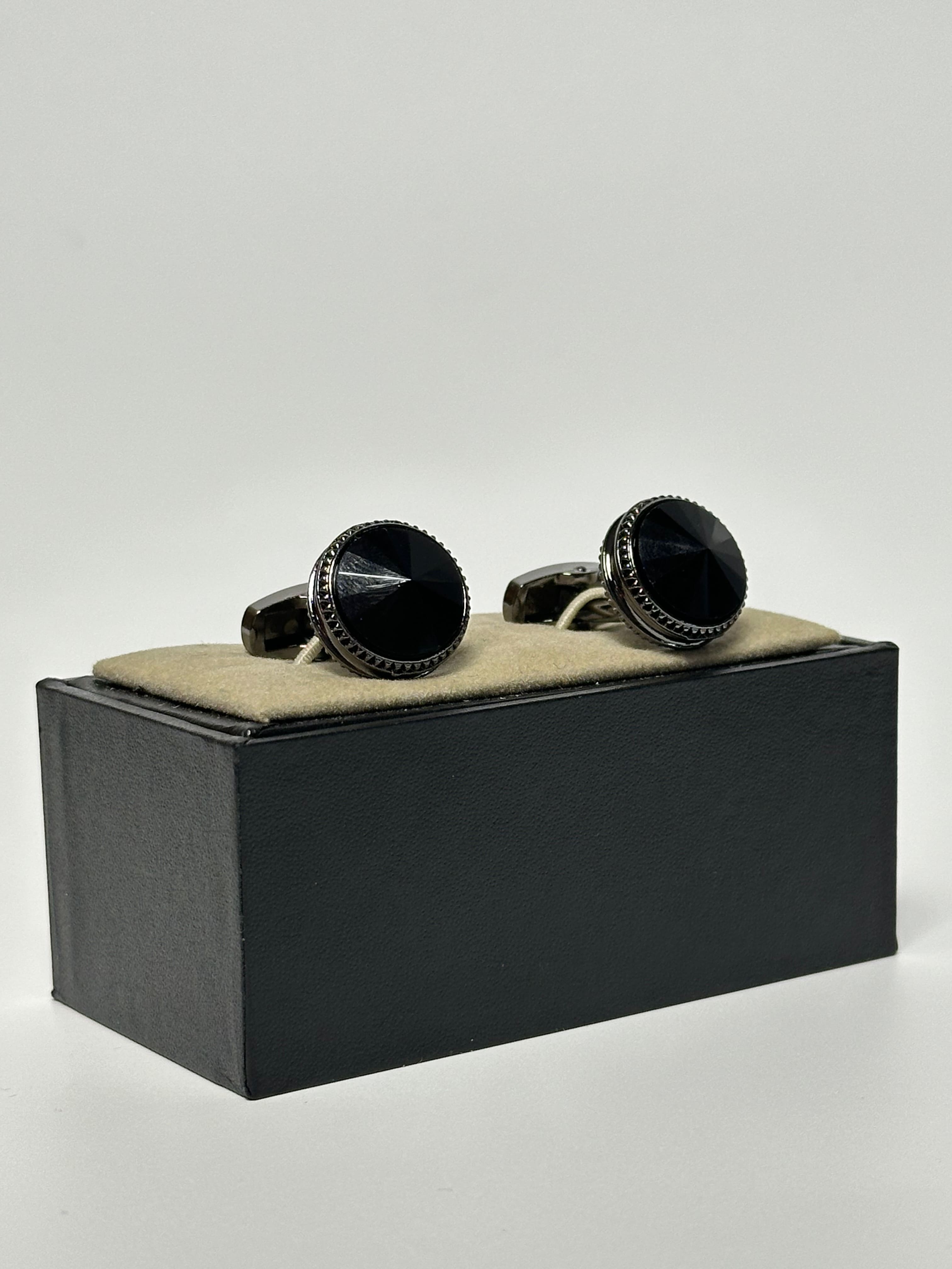 Boutons de manchettes qamis - Qatari Noir