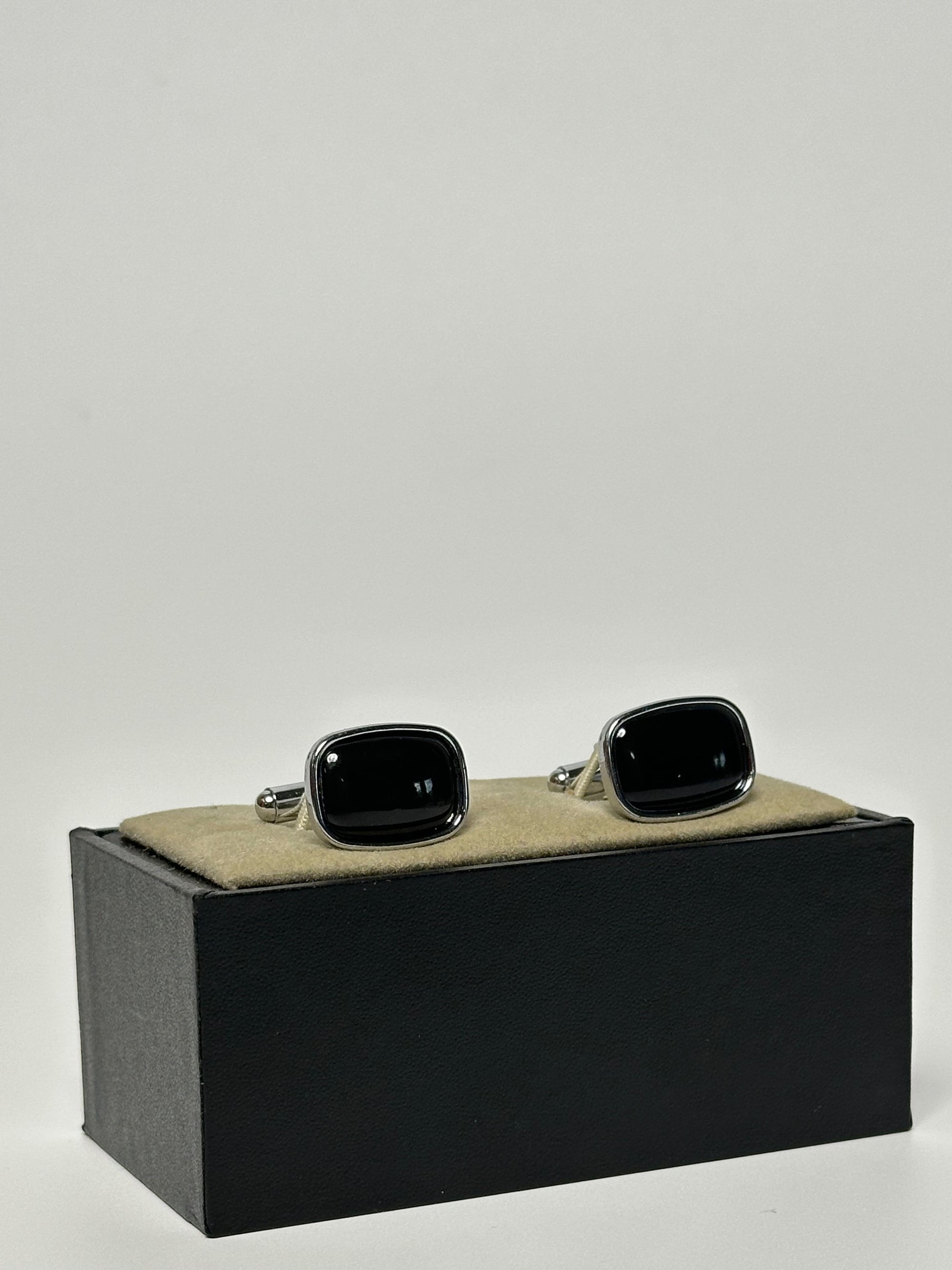 Boutons de manchettes qamis - Koweïti Noir