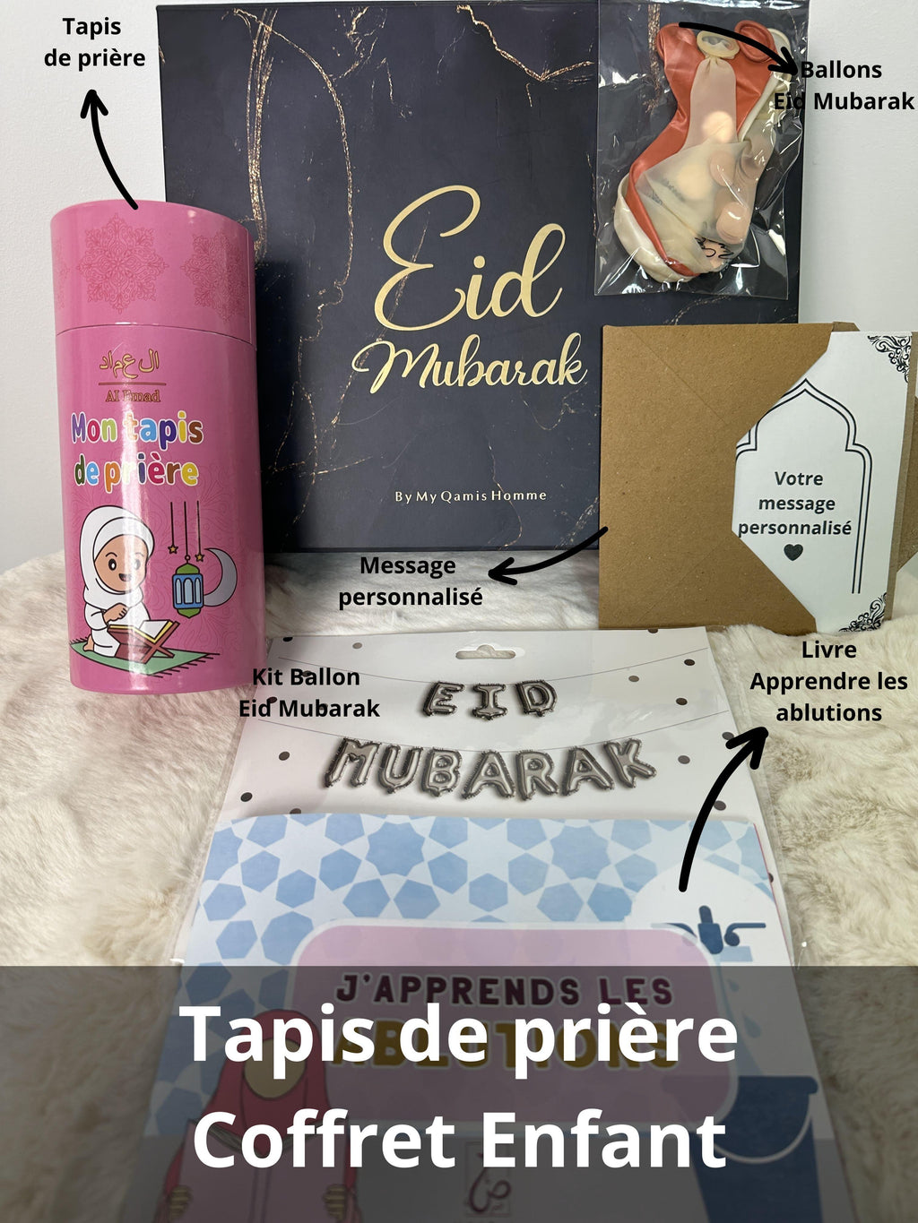 Coffret enfant à offrir - Tapis de prière - Fille - My Qamis Homme