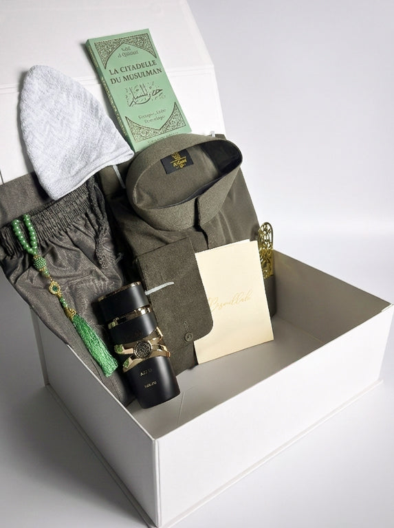 Coffret Qamis kaki a composer