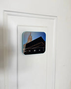 Coran Magnet design 04 Kaaba avec la tour de l'horloge de La Mecque, aimant coranique
