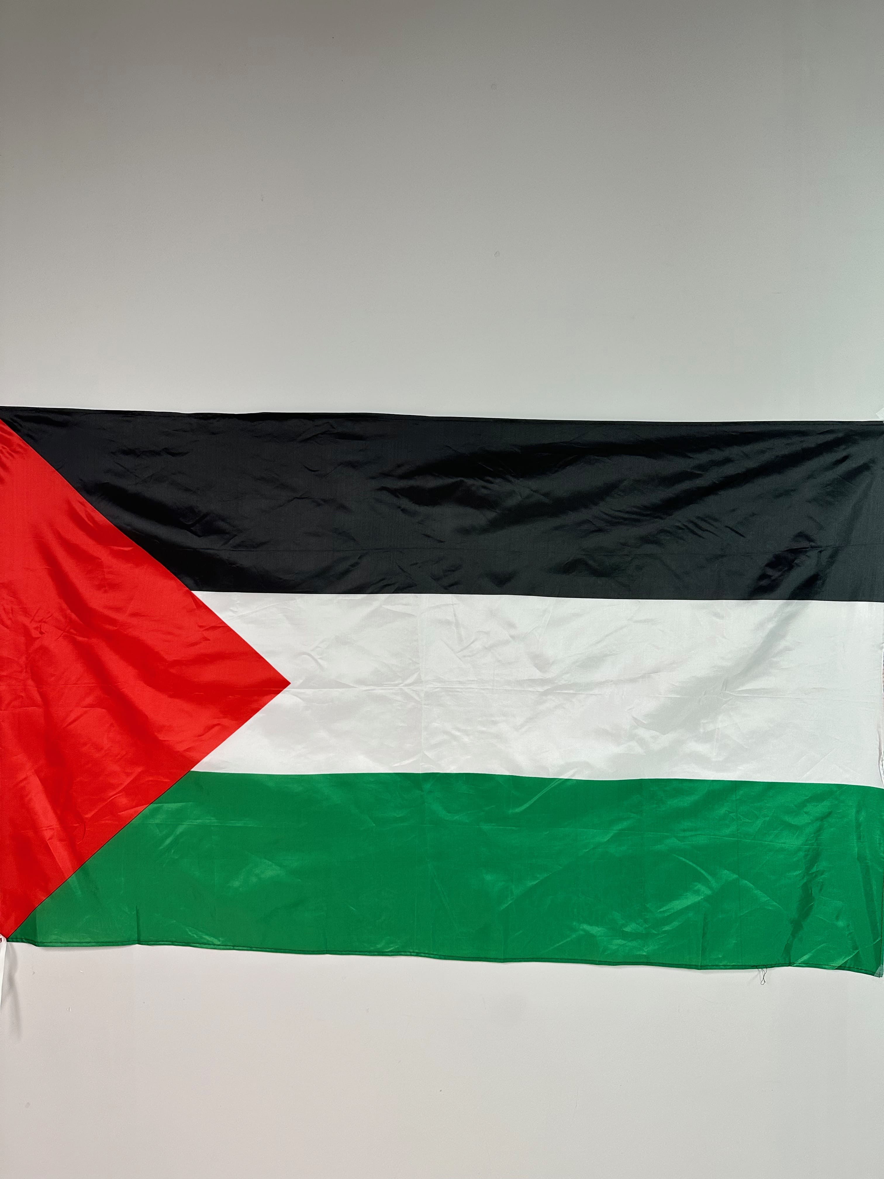 Drapeau de la Palestine 150x90cm (Vendu prix coûtant)