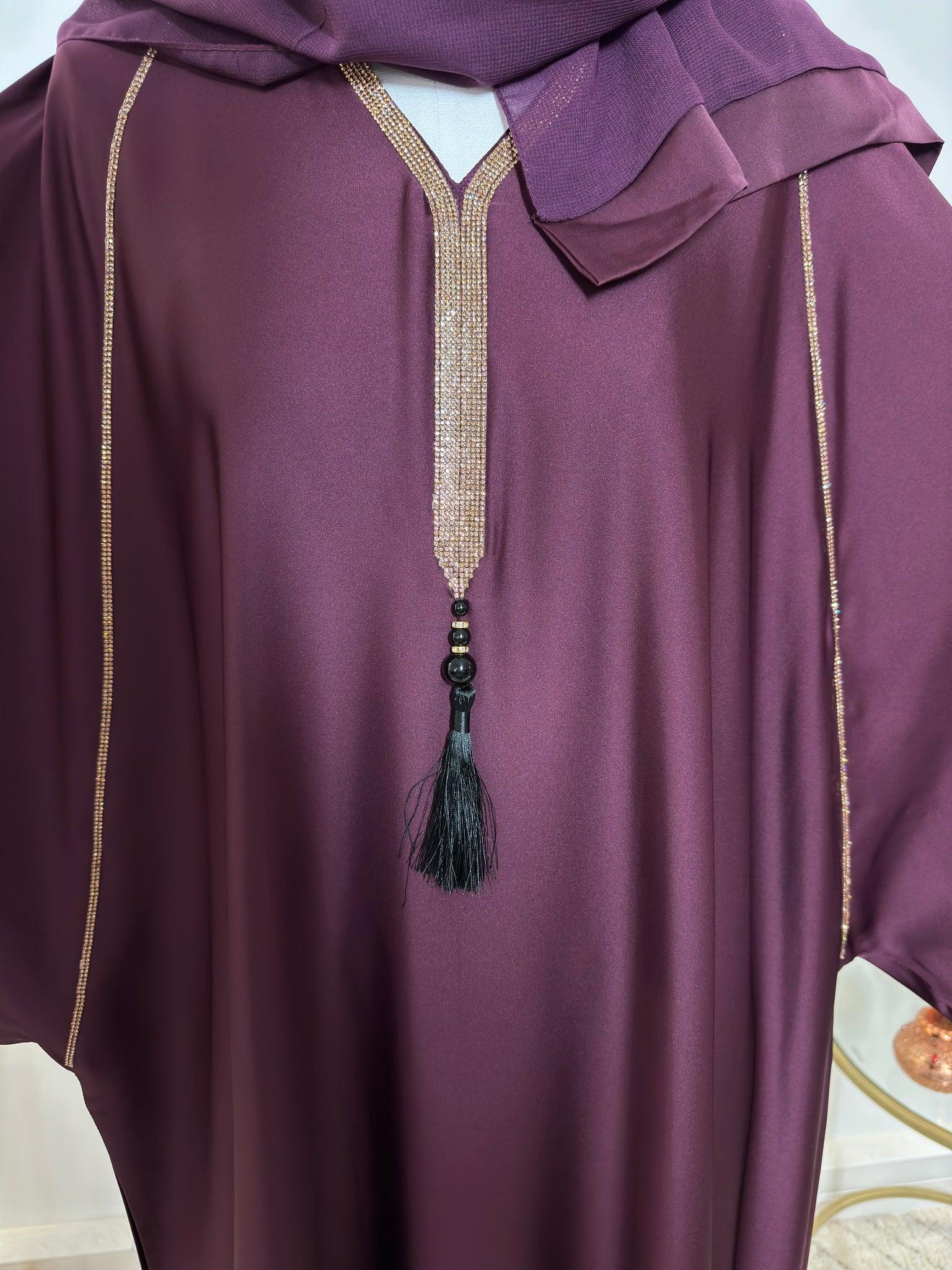 Ensemble Abaya Amira avec Hijab - Made in UAE - My Qamis Homme