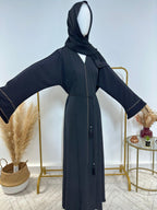 Ensemble Abaya Emarr avec Hijab - Noir - Made in UAE - My Qamis Homme