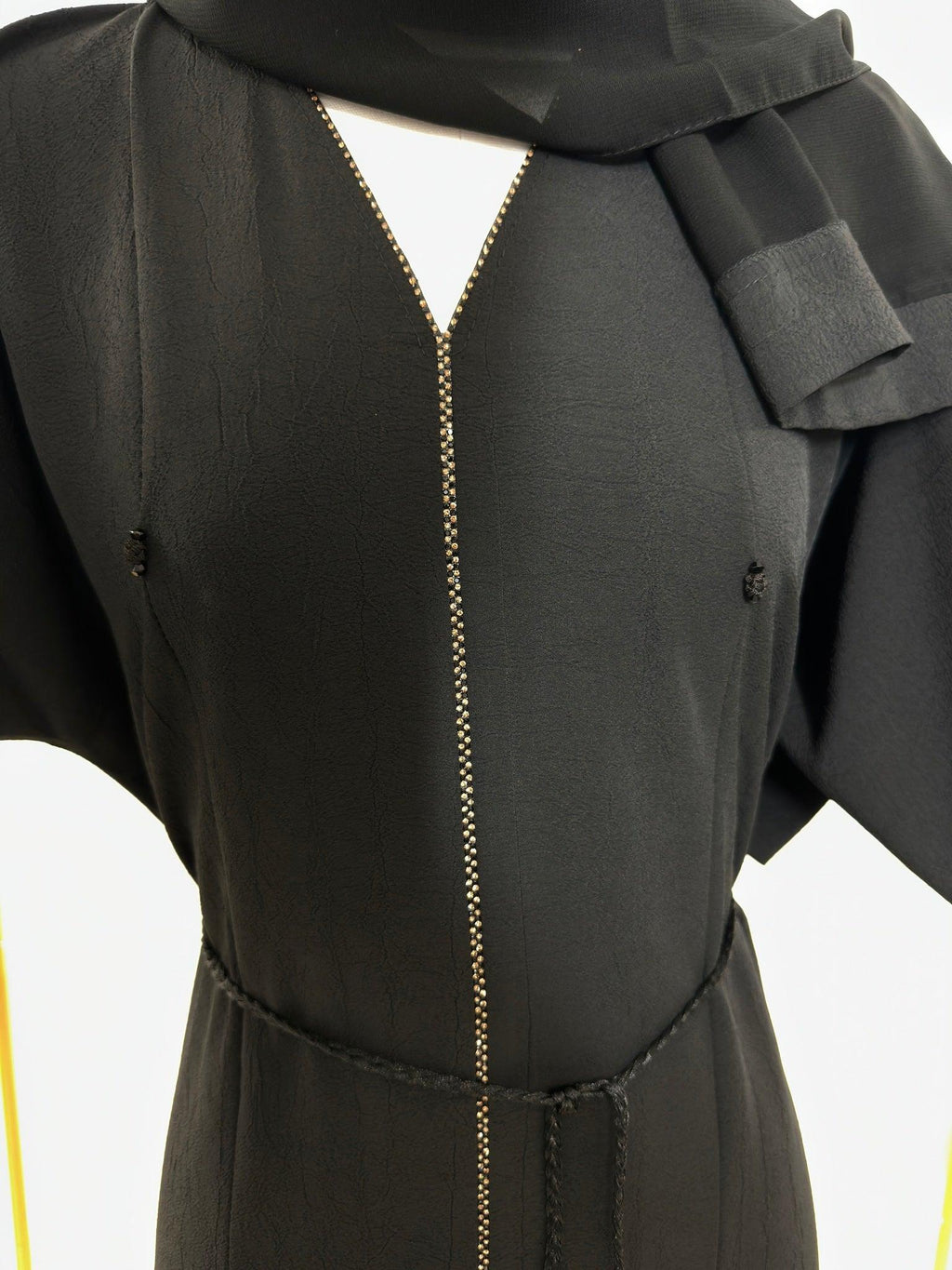 Ensemble Abaya Emarr avec Hijab - Noir - Made in UAE - My Qamis Homme
