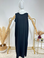 Ensemble Abaya Kimono 2 pièces - Inaya - Noir - My Qamis Homme