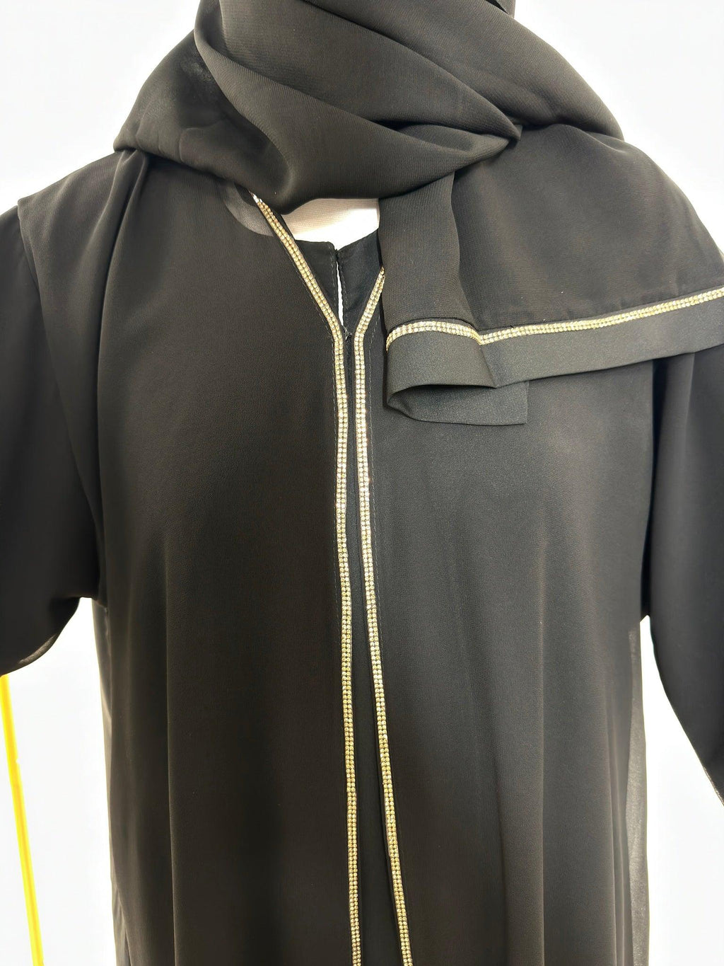 Ensemble Abaya Zahra avec Hijab - Noir - Made in UAE - My Qamis Homme