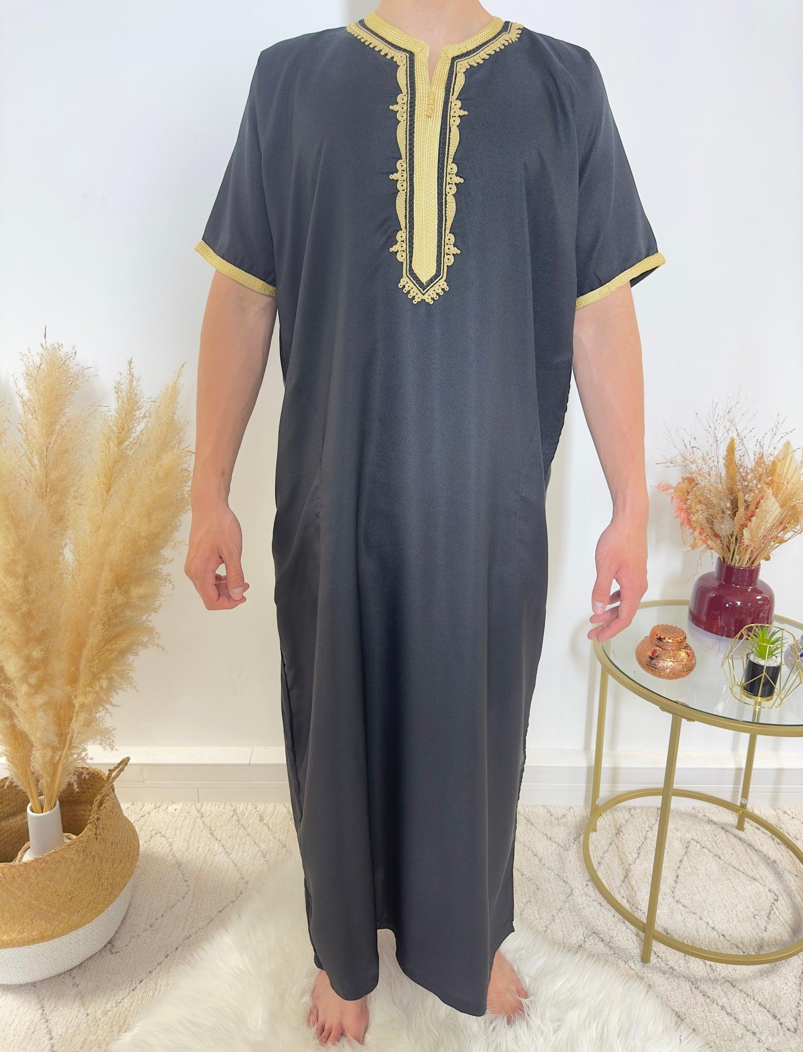 Gandoura Azur - Made In Maroc - My Qamis Homme