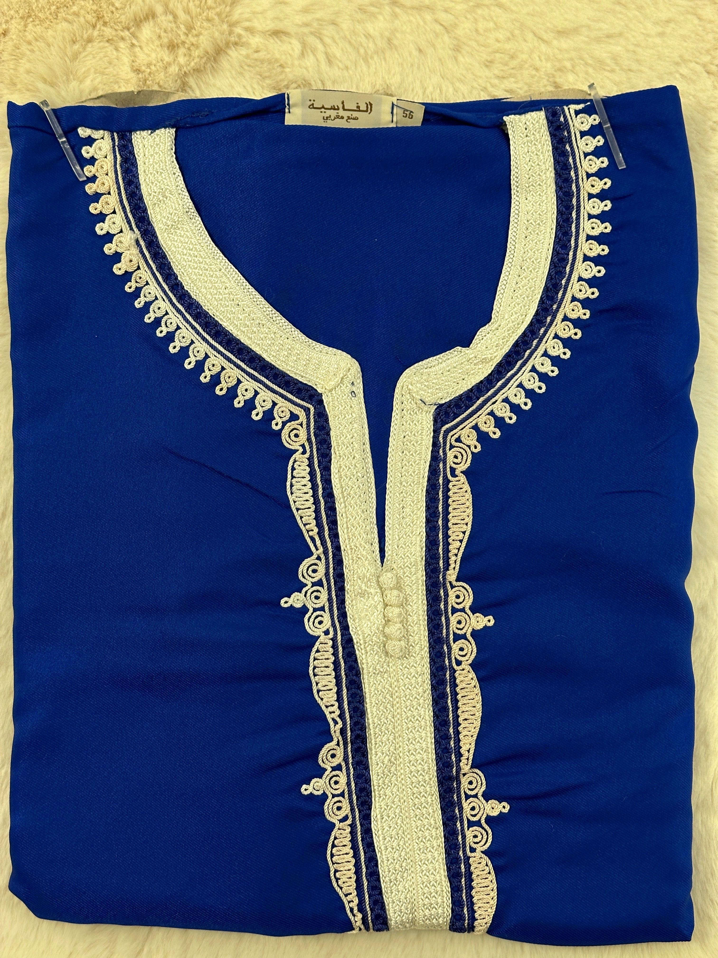 Gandoura Azur - Made In Maroc - My Qamis Homme