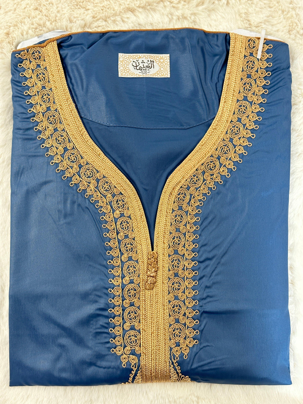 Gandoura tissu glacé - Qamis Satiné - My Qamis Homme