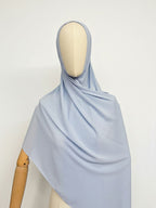 hijab avec aimant intégré bleu ciel