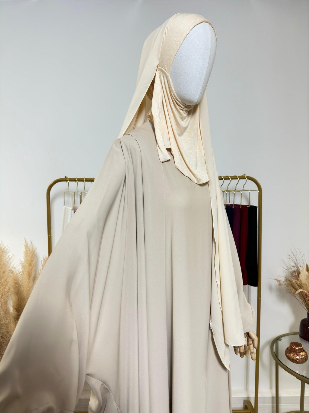 Hijab cagoule à enfiler - Blanc - My Qamis Homme