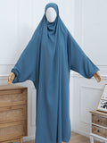 One-piece jilbab - Denim blue