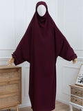 Einteiliger Jilbab - Bordeaux