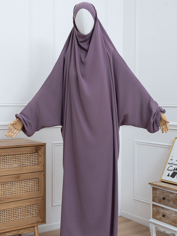 Einteiliger Jilbab - Flieder