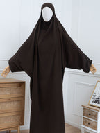 Jilbab 1 pièce - Marron café