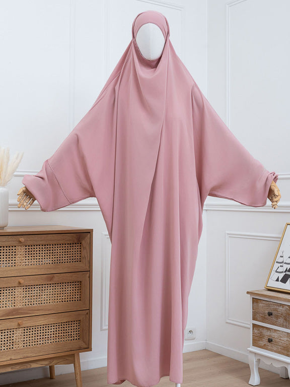 Einteiliger Jilbab - Rosa