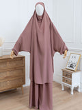 2-piece jilbab - Rose beige