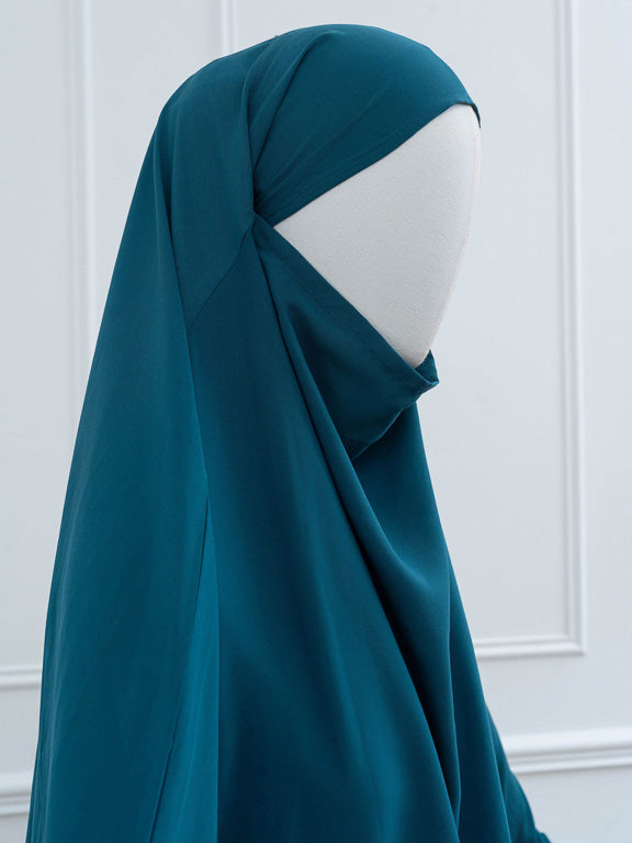 Jilbab 2 pièces - Bleu canard