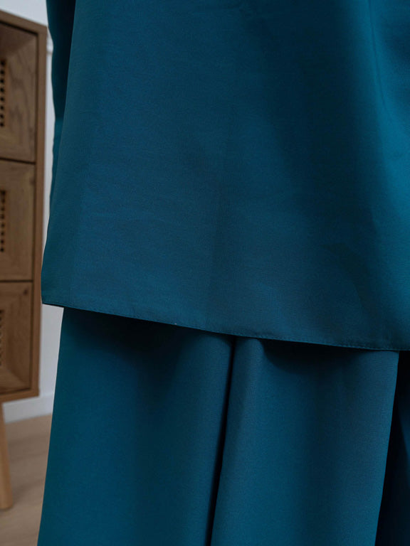 Jilbab 2 pièces - Bleu canard