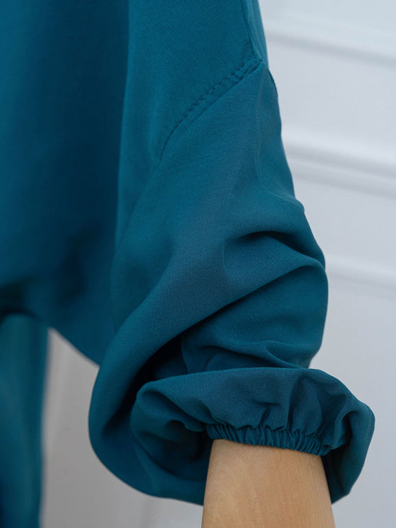 Jilbab 2 pièces - Bleu canard